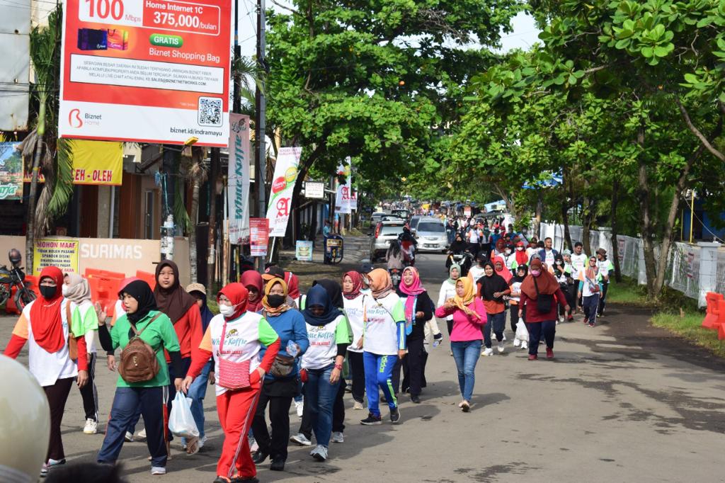 Meriahnya Jalan Sehat Indramayu Bermartabat Dalam Rangkaian Hari Jadi