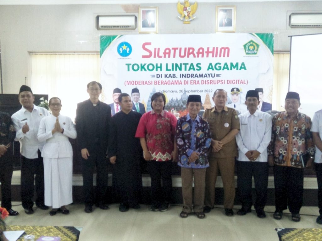 Jaga Kerukunan, Kemenag dan FKUB Kabupaten Indramayu Gelar Silaturahmi Tokoh Lintas Agama