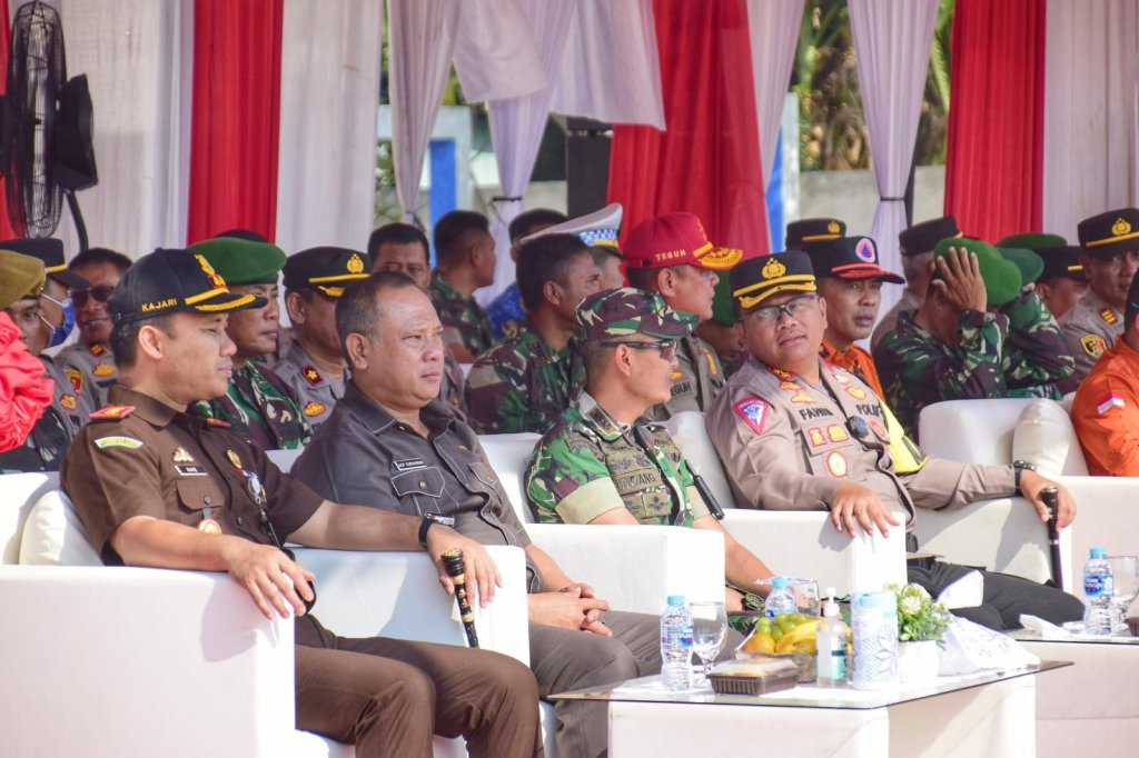 Gelar Pasukan Apel Mantap Brata Lodaya Website Kabupaten Indramayu